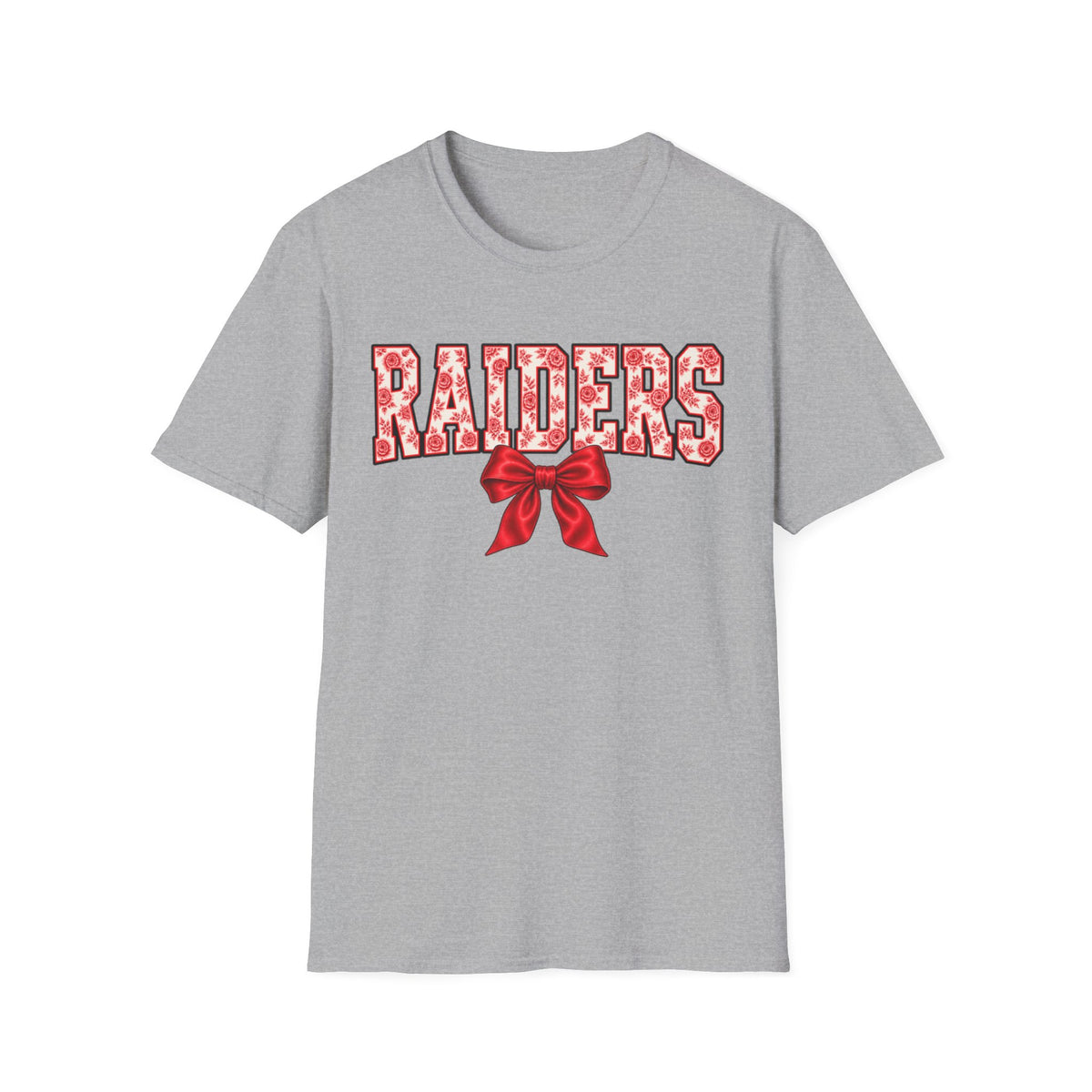 Women Raiders Floral Bow T-Shirt
