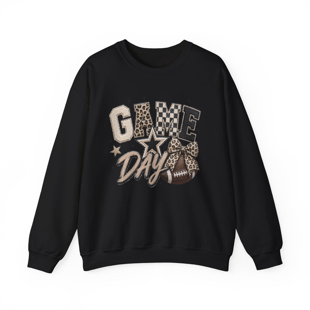 Women Neutral Colors Game Day Crewneck Sweatshirt