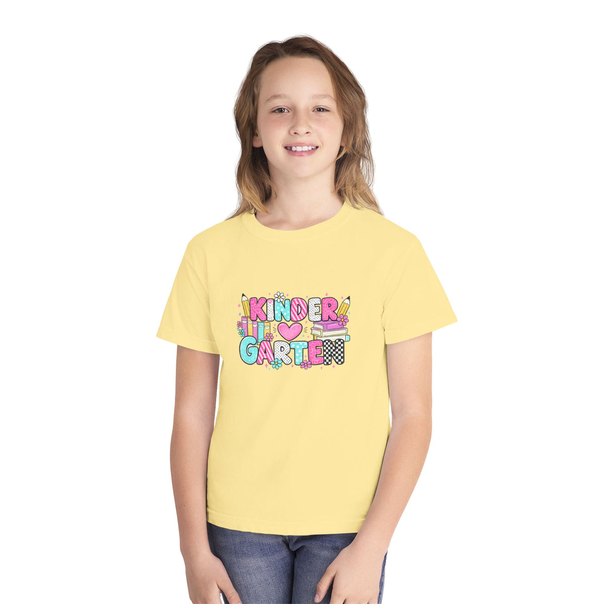 Kindergarten Kid T‑Shirt - Cute Colorful Back to School Tee for Kids