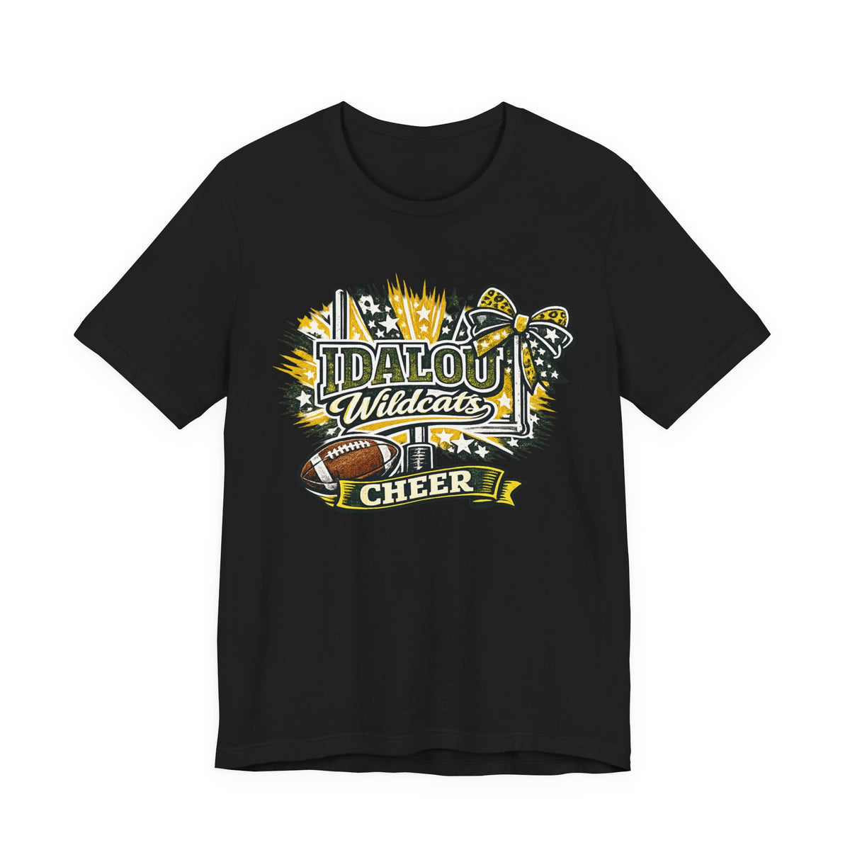 Women Idalou Wildcats Cheer T‑Shirt