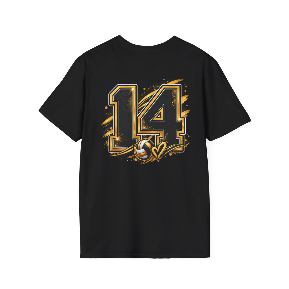 Custom Volleyball Grandma T-Shirt — Vintage Volleyball Mom Supporter Tee