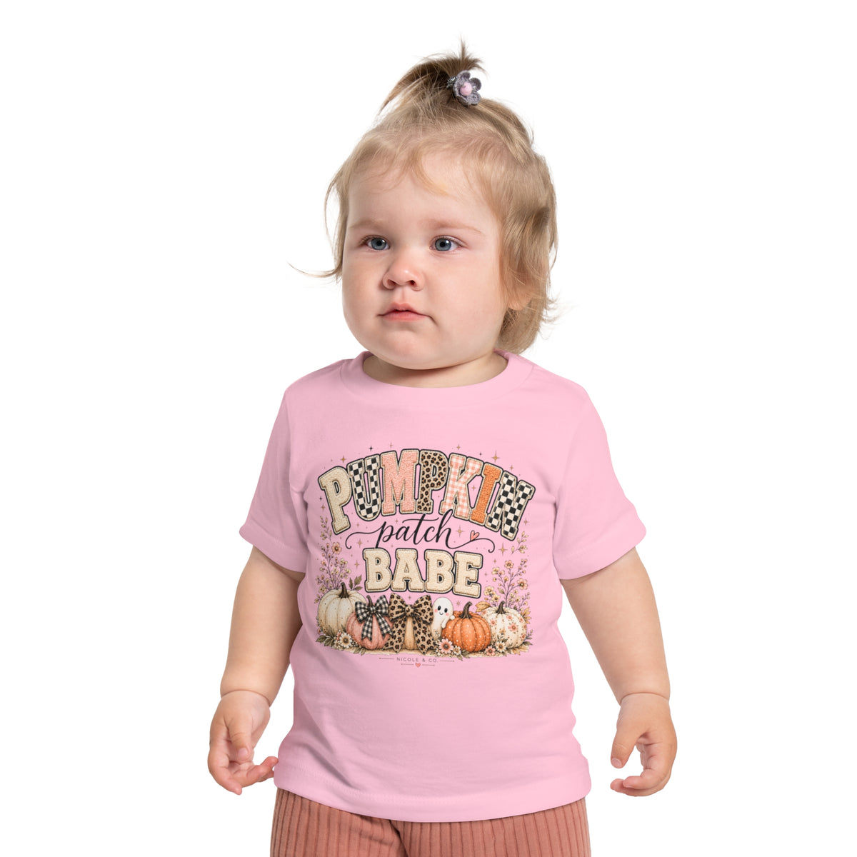 Toddler Pumpkin Patch Babe T‑Shirt
