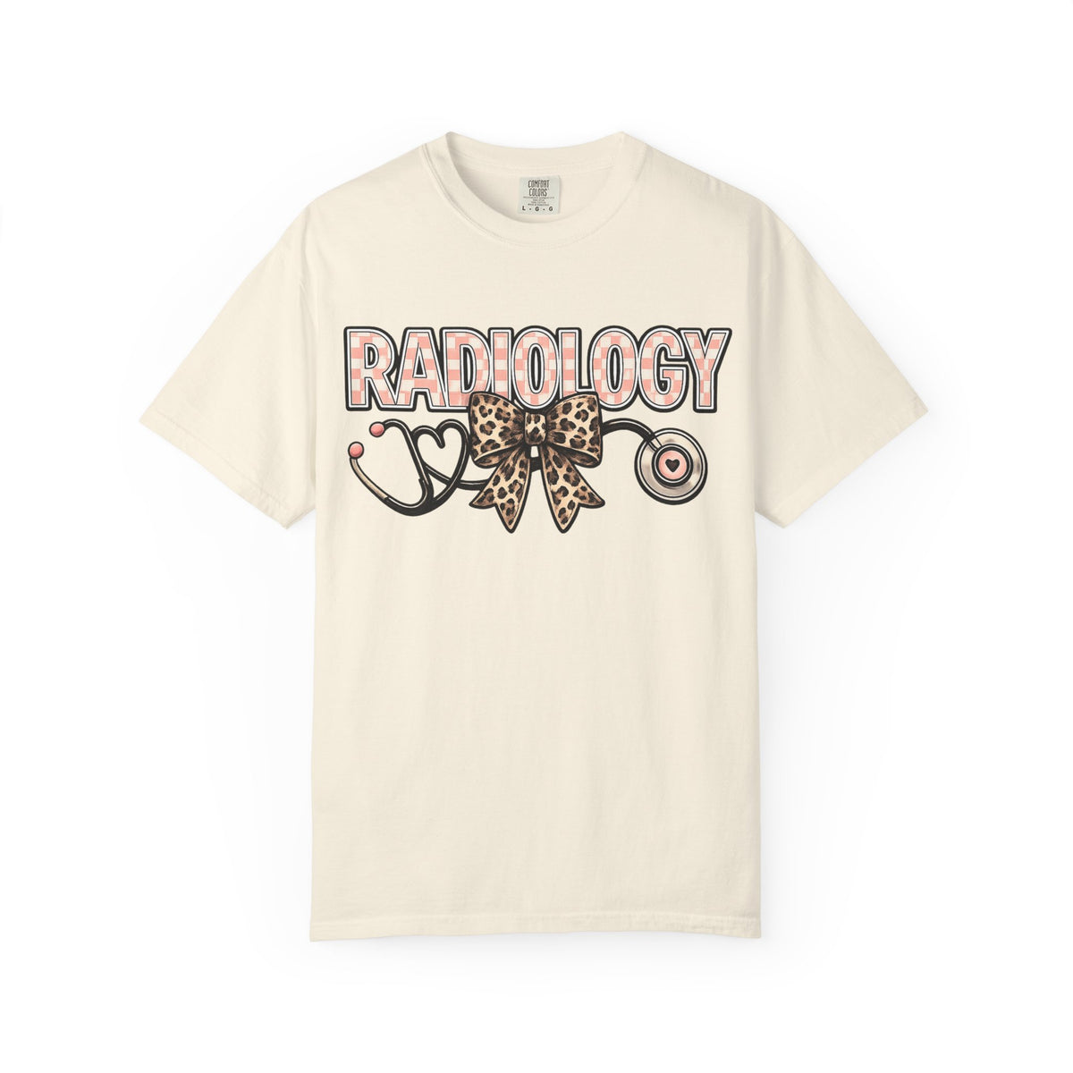 Radiology Leopard Stethoscope T-Shirt