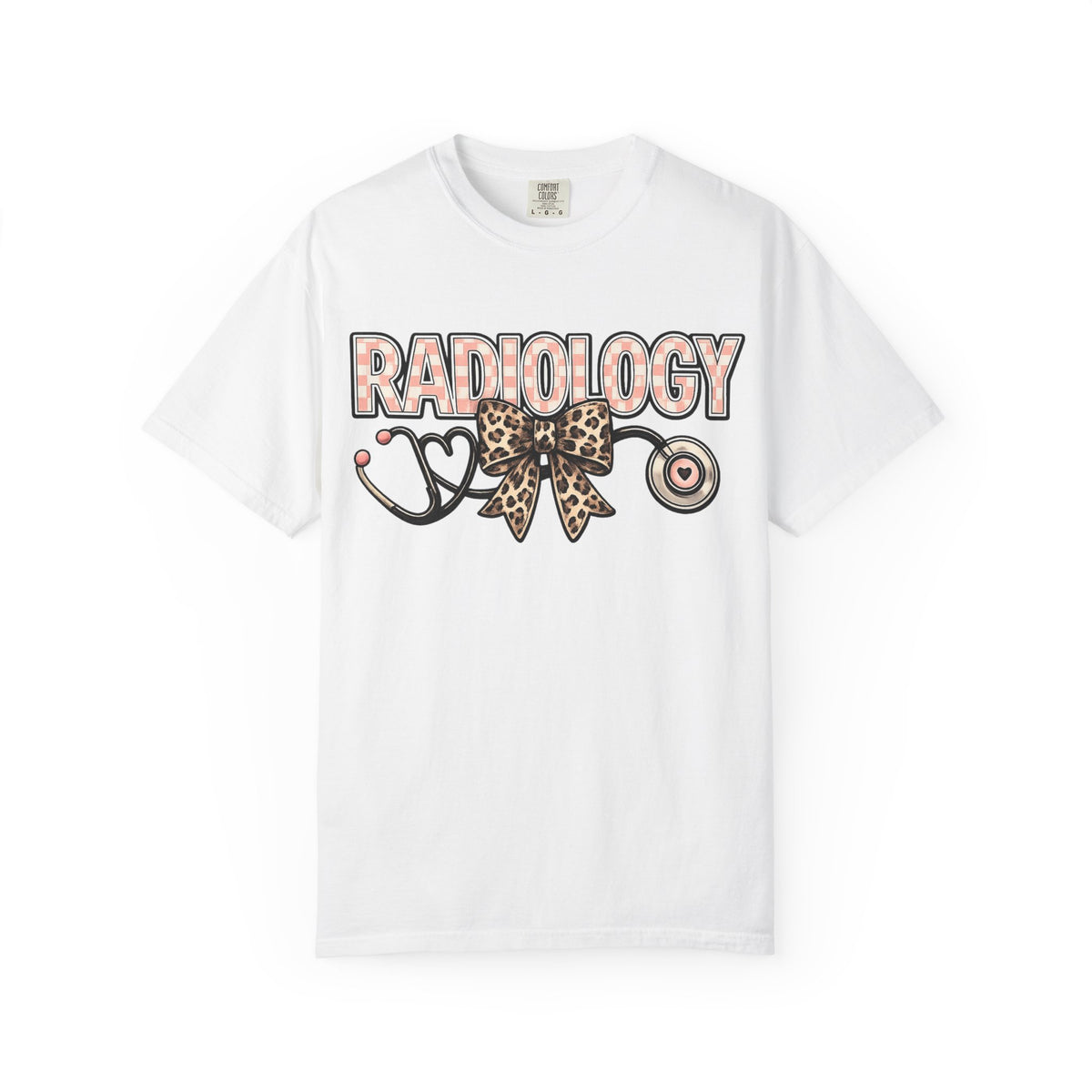 Radiology Leopard Stethoscope T-Shirt