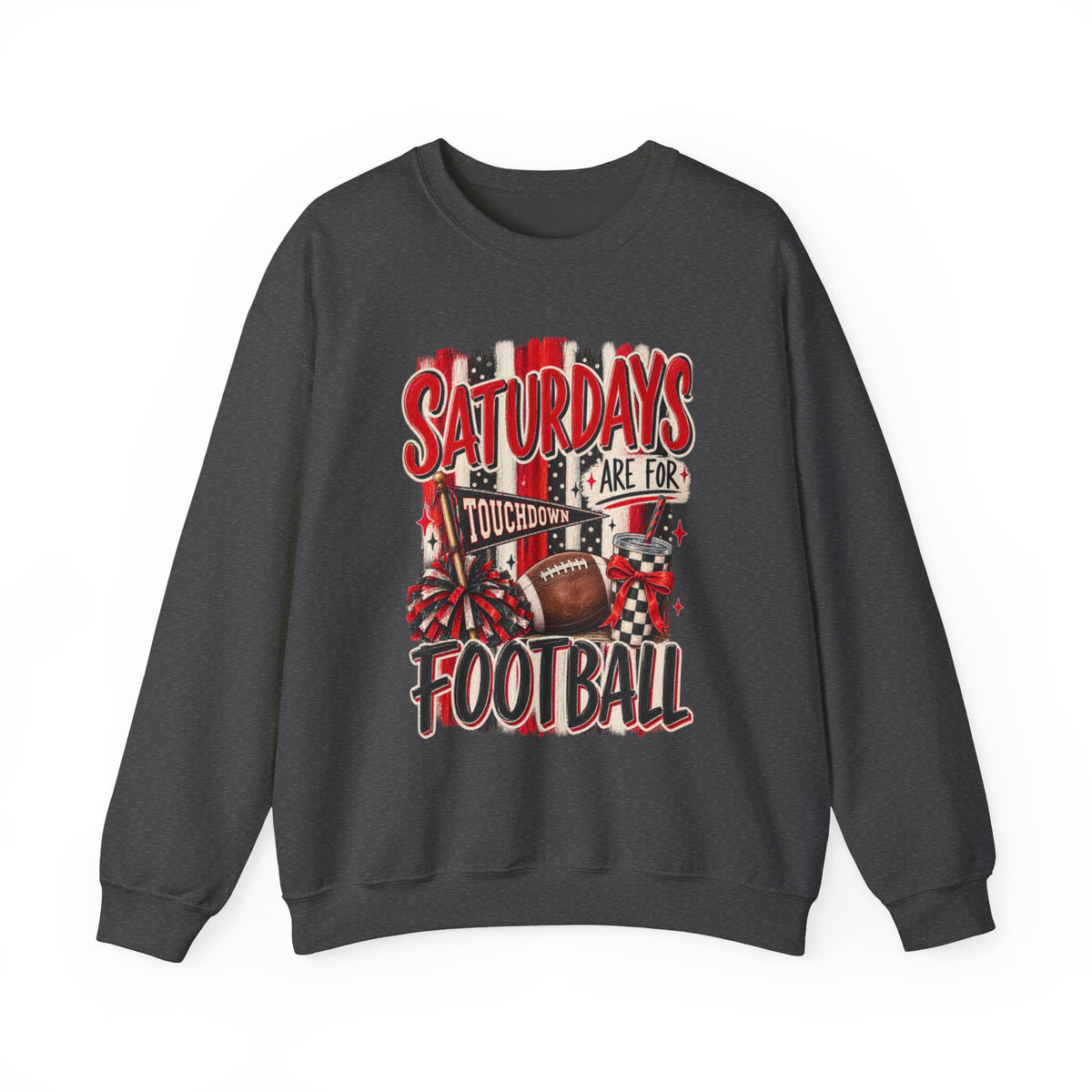 Women "Saturdays Are For Football" Crewneck Sweatshirt