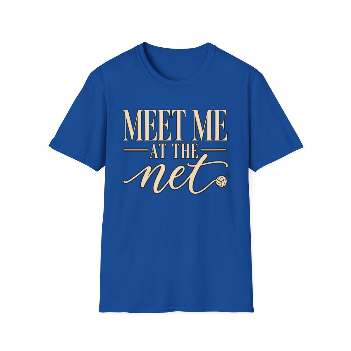 Custom Women Meet Me at the Net Volleyball T‑Shirt