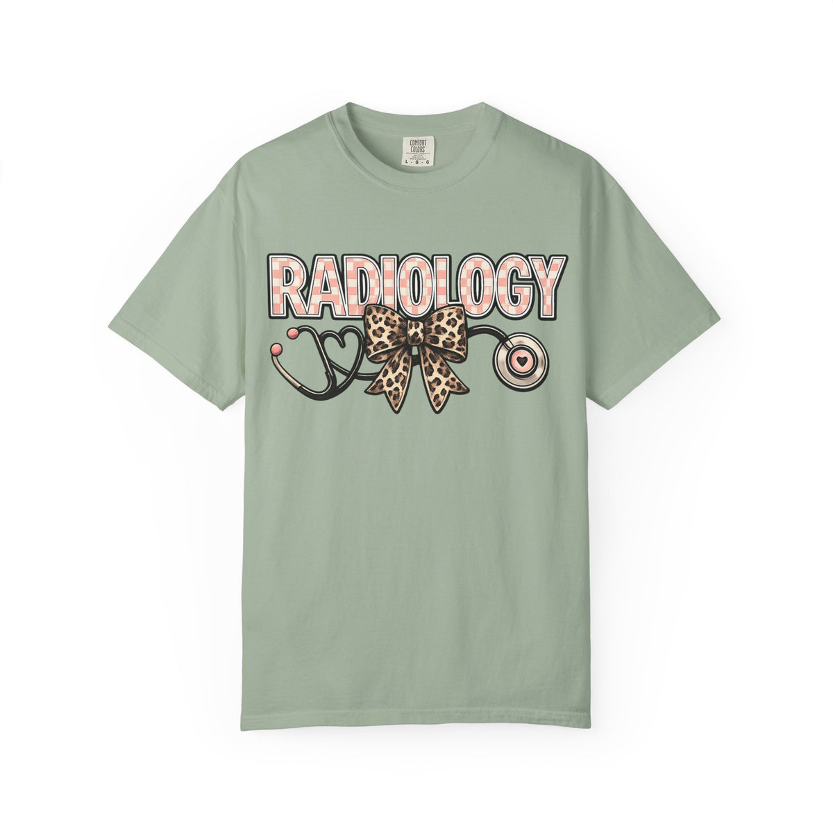 Radiology Leopard Stethoscope T-Shirt
