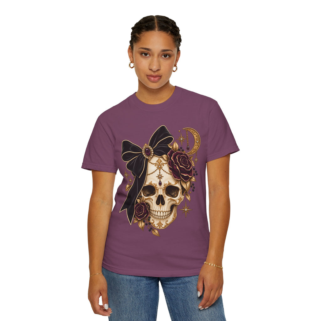 Women Comfort Colors Skull & Roses Tee