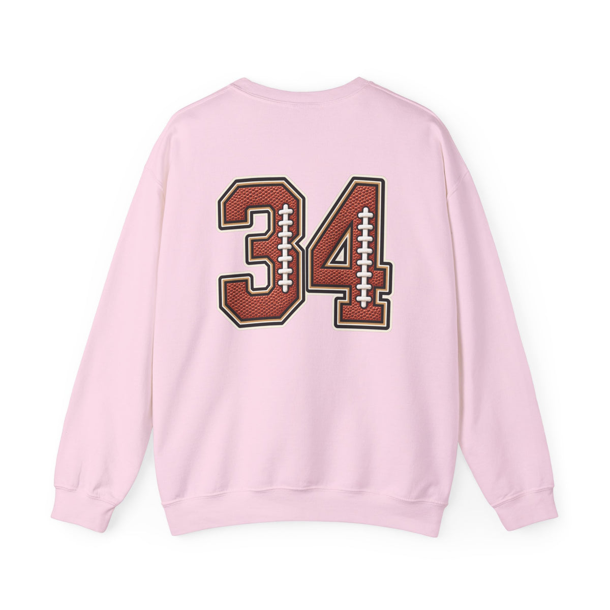Customizable Women My Heart Is On That Field Crewneck Sweatshirt