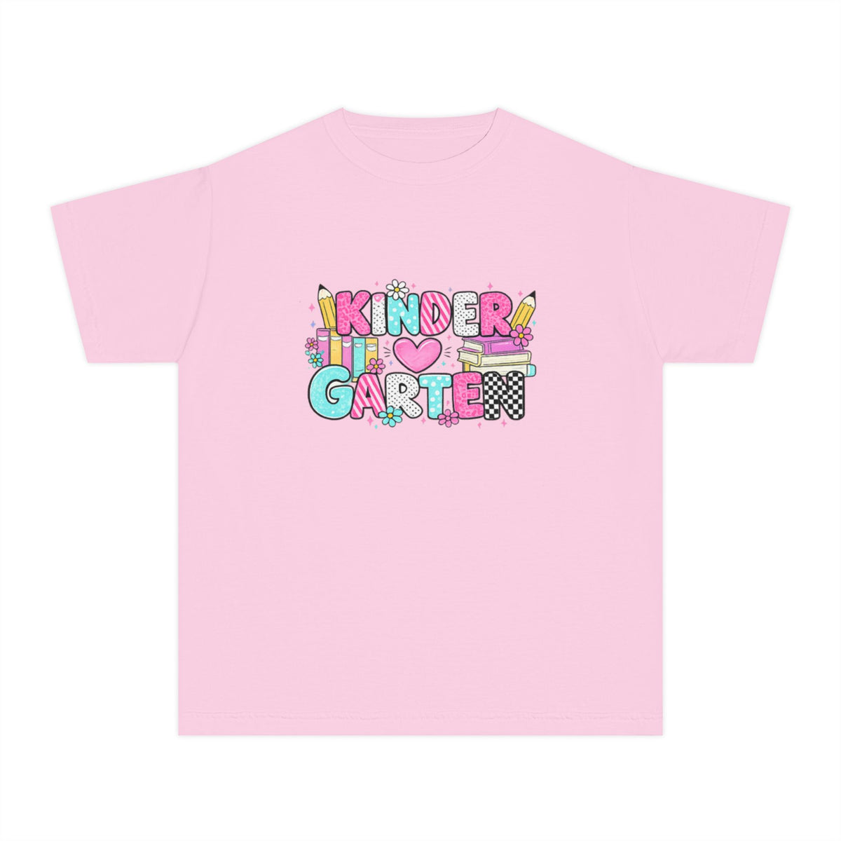 Kindergarten Kid T‑Shirt - Cute Colorful Back to School Tee for Kids