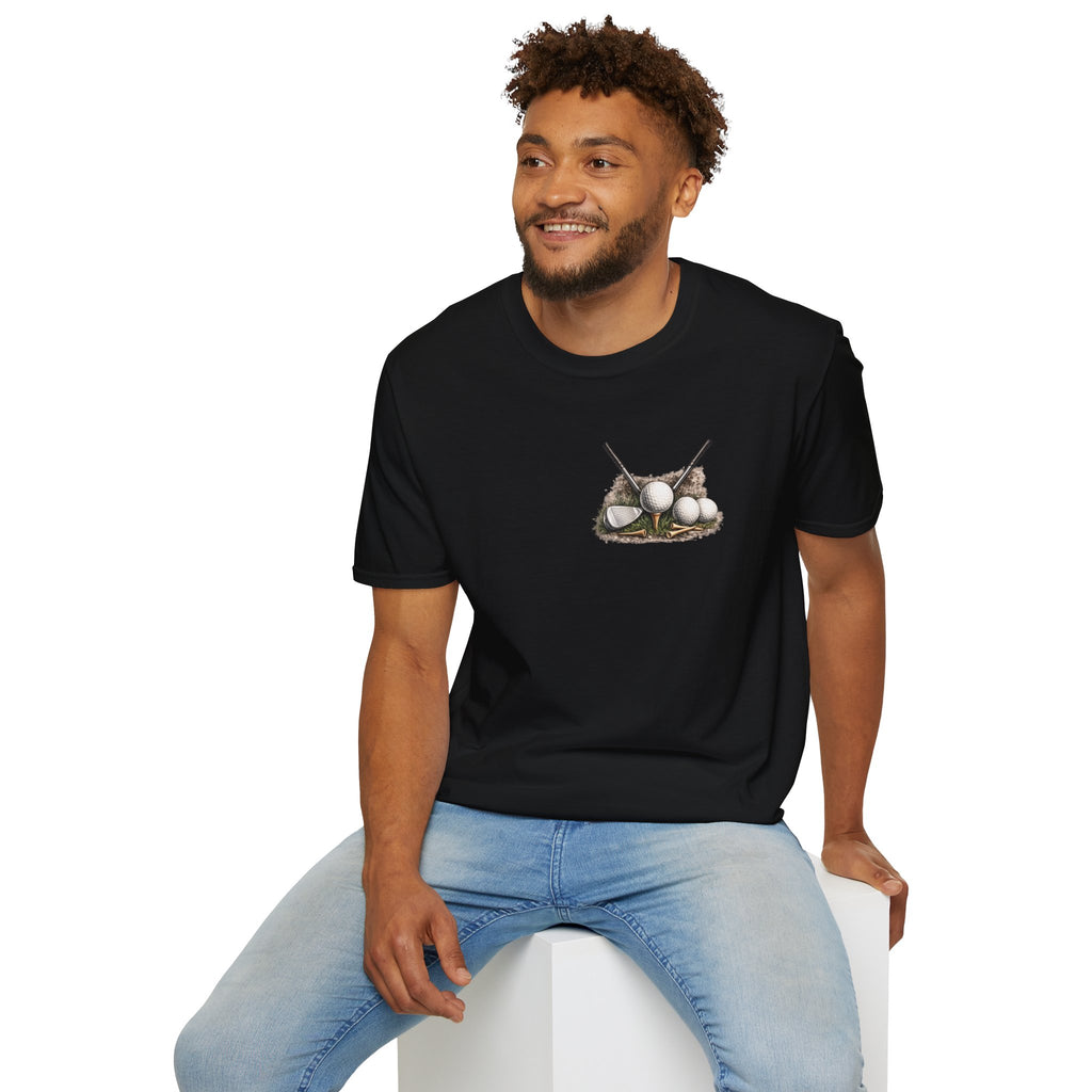 Golf Clubs & Balls T-Shirt — Vintage Golf Graphic Tee