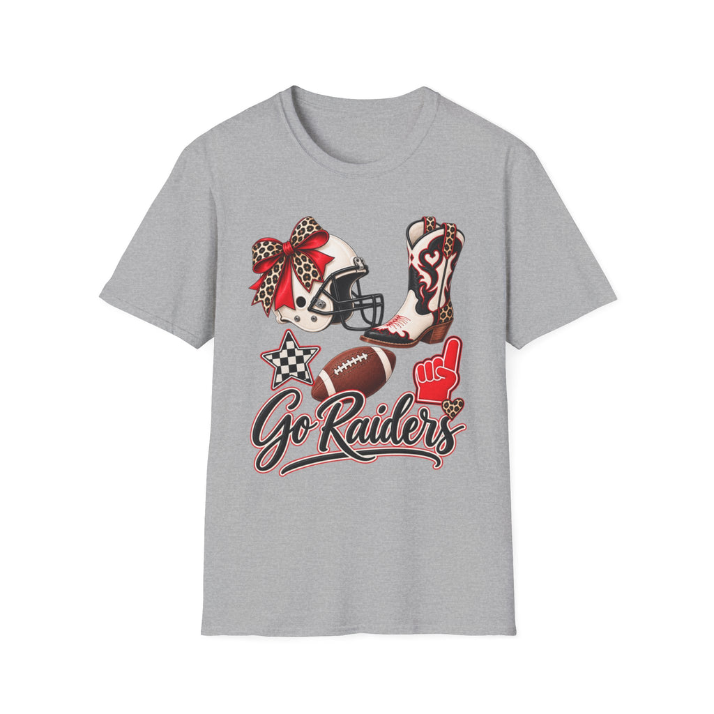 Women Go Raiders Football Tee