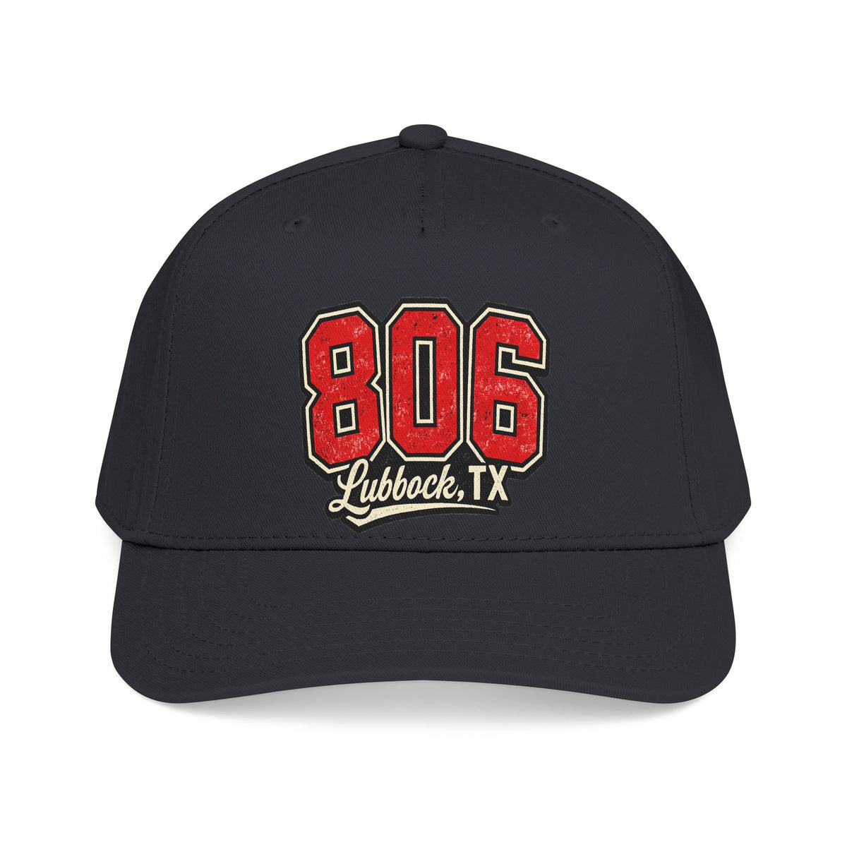 806 Lubbock, TX Embroidered Baseball Cap