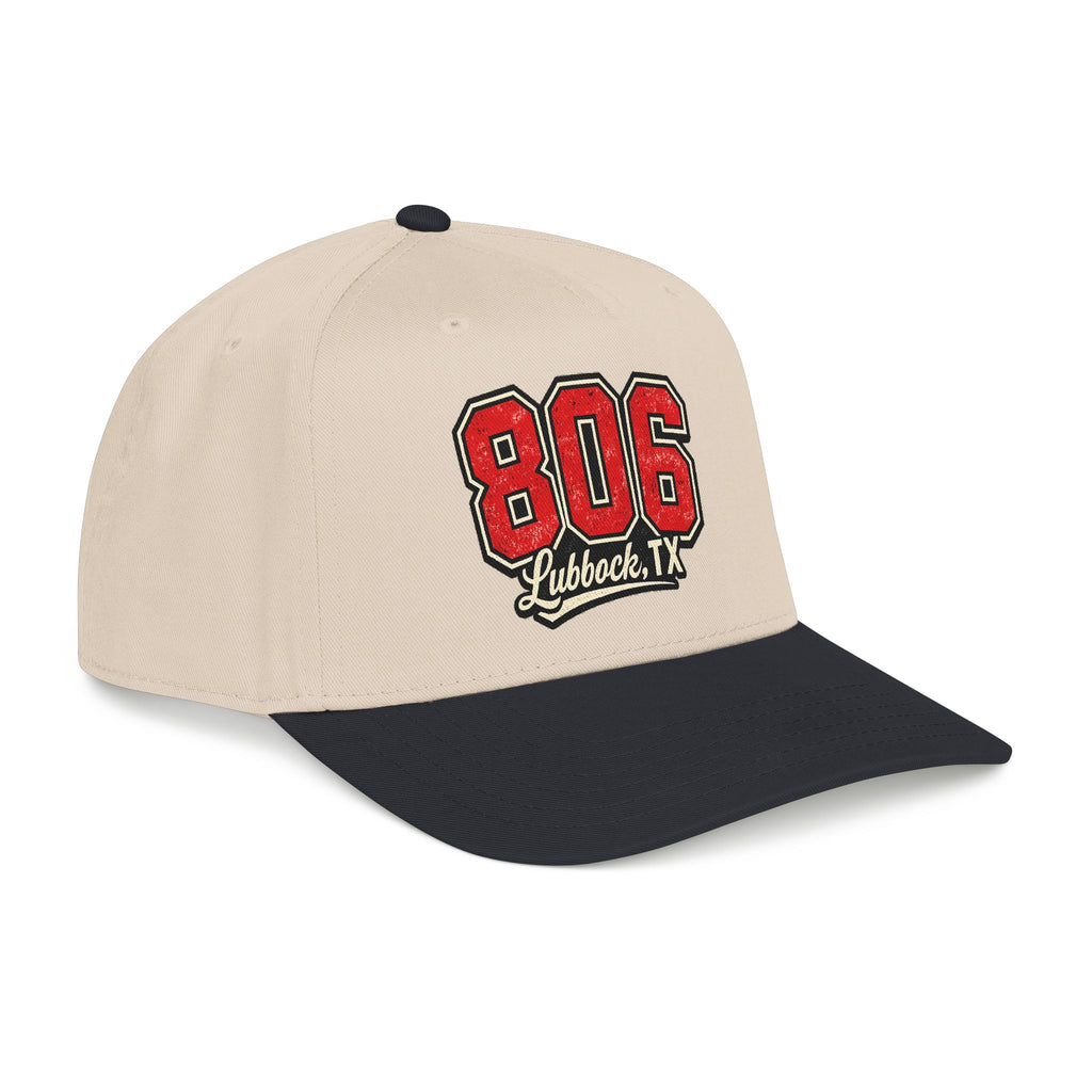 806 Lubbock, TX Embroidered Baseball Cap