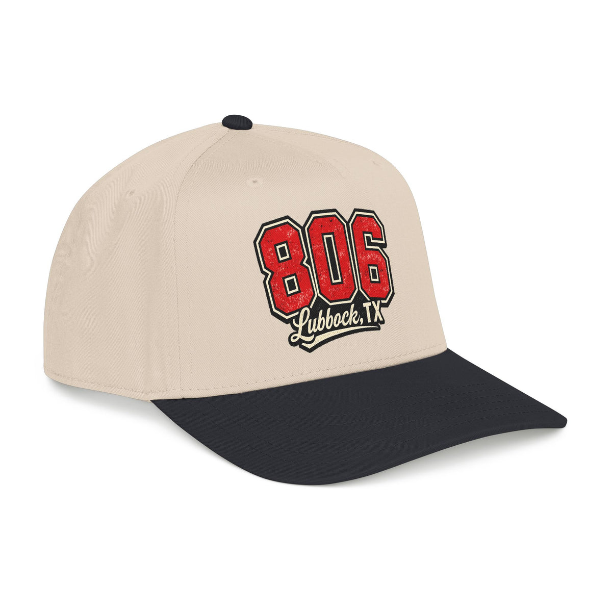 806 Lubbock, TX Embroidered Baseball Cap