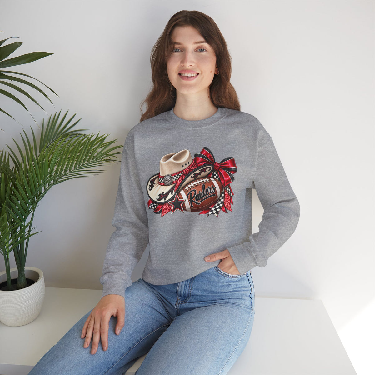 Women Cowboy Football Raiders Sweatshirt