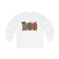 Women Halloween "BOO" Long Sleeve Tee