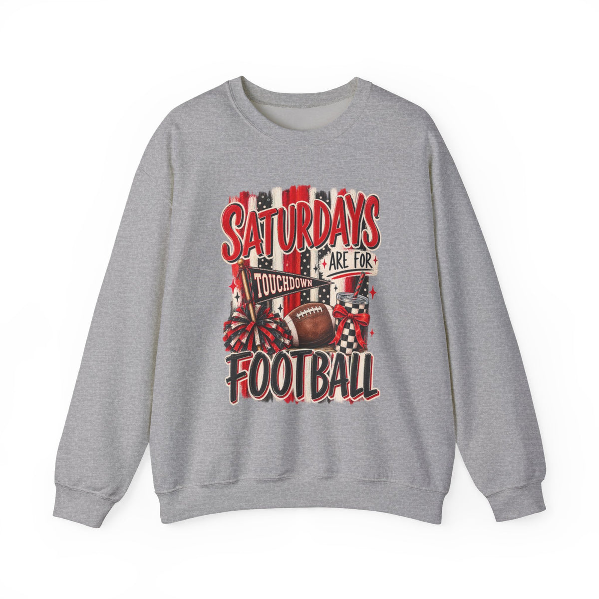 Women "Saturdays Are For Football" Crewneck Sweatshirt