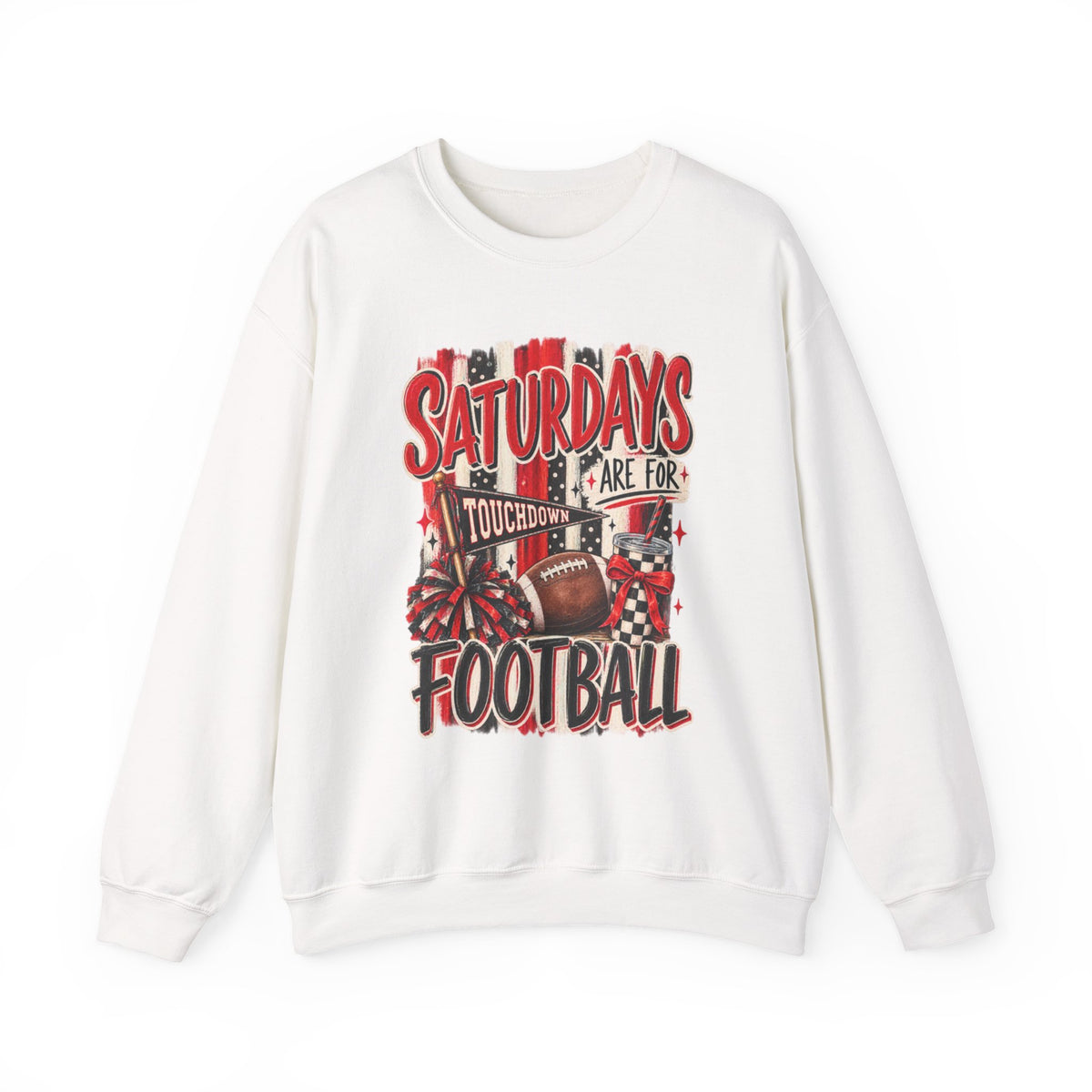 Women "Saturdays Are For Football" Crewneck Sweatshirt