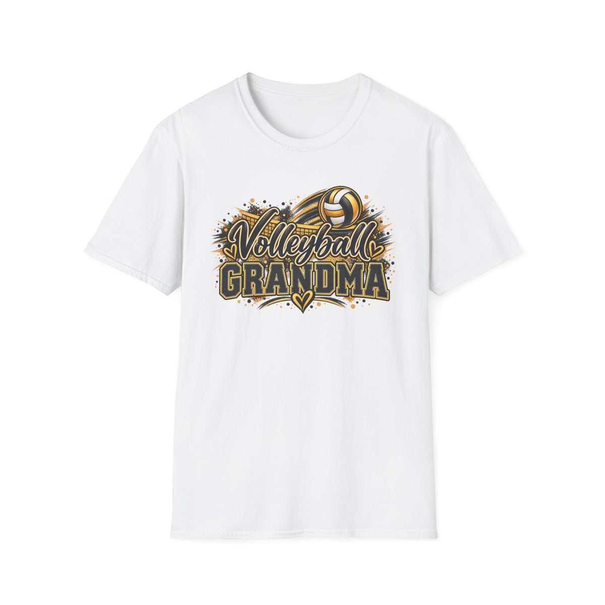 Custom Volleyball Grandma T-Shirt — Vintage Volleyball Mom Supporter Tee
