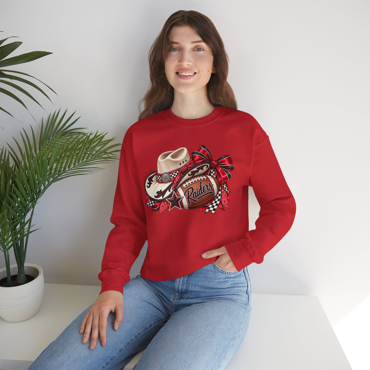 Women Cowboy Football Raiders Sweatshirt
