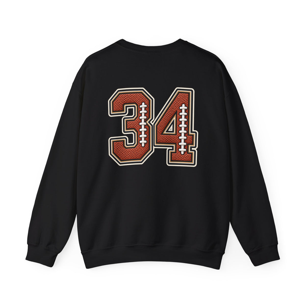 Customizable Women My Heart Is On That Field Crewneck Sweatshirt