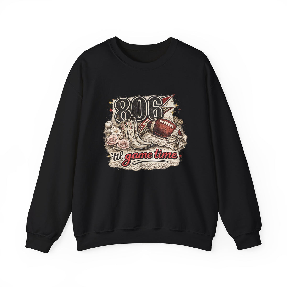 Women 806 'til Game Time Crewneck Sweatshirt