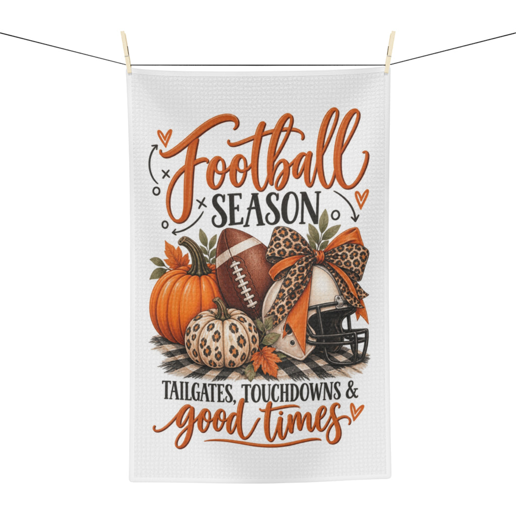 Football Season Microfiber Tea Towel