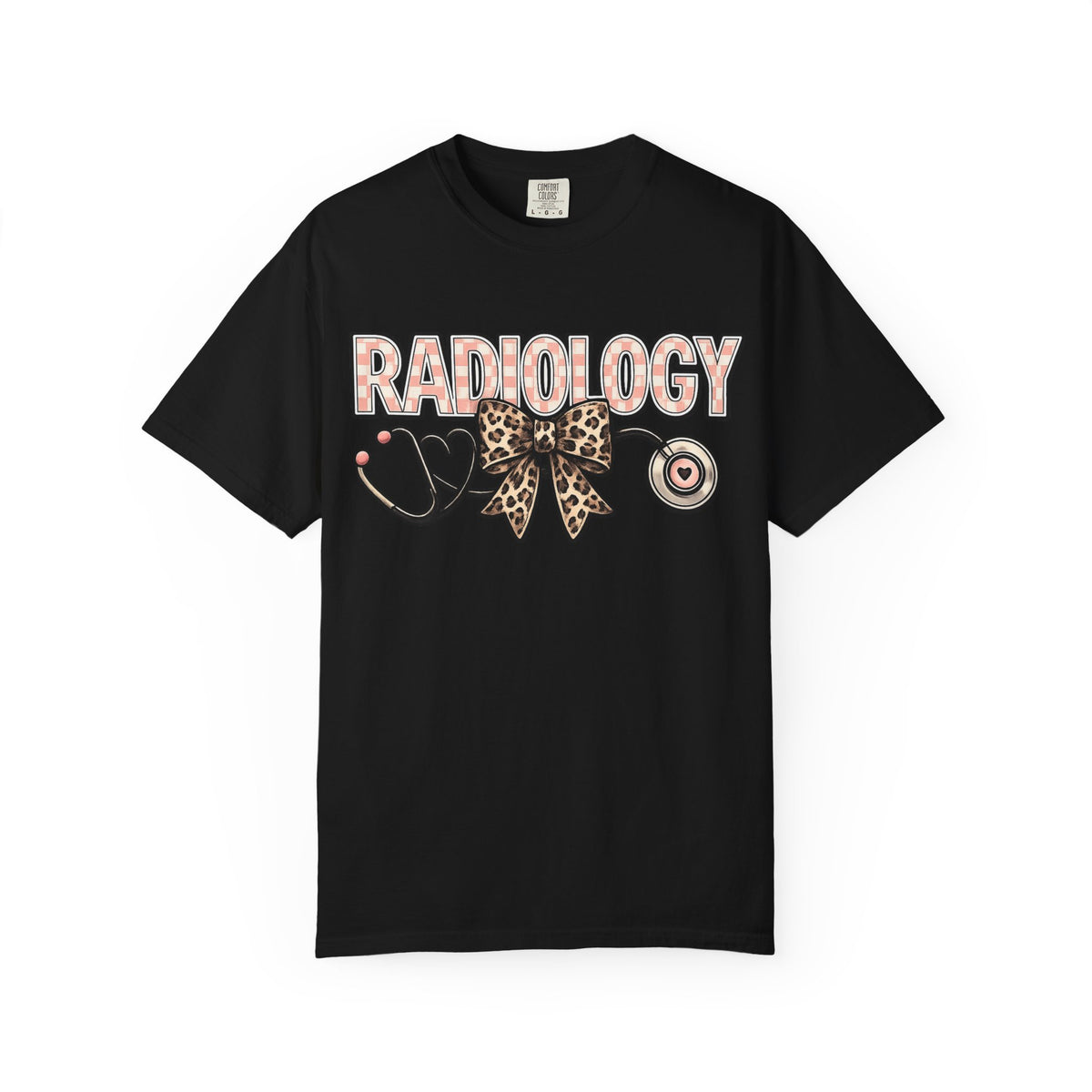 Radiology Leopard Stethoscope T-Shirt
