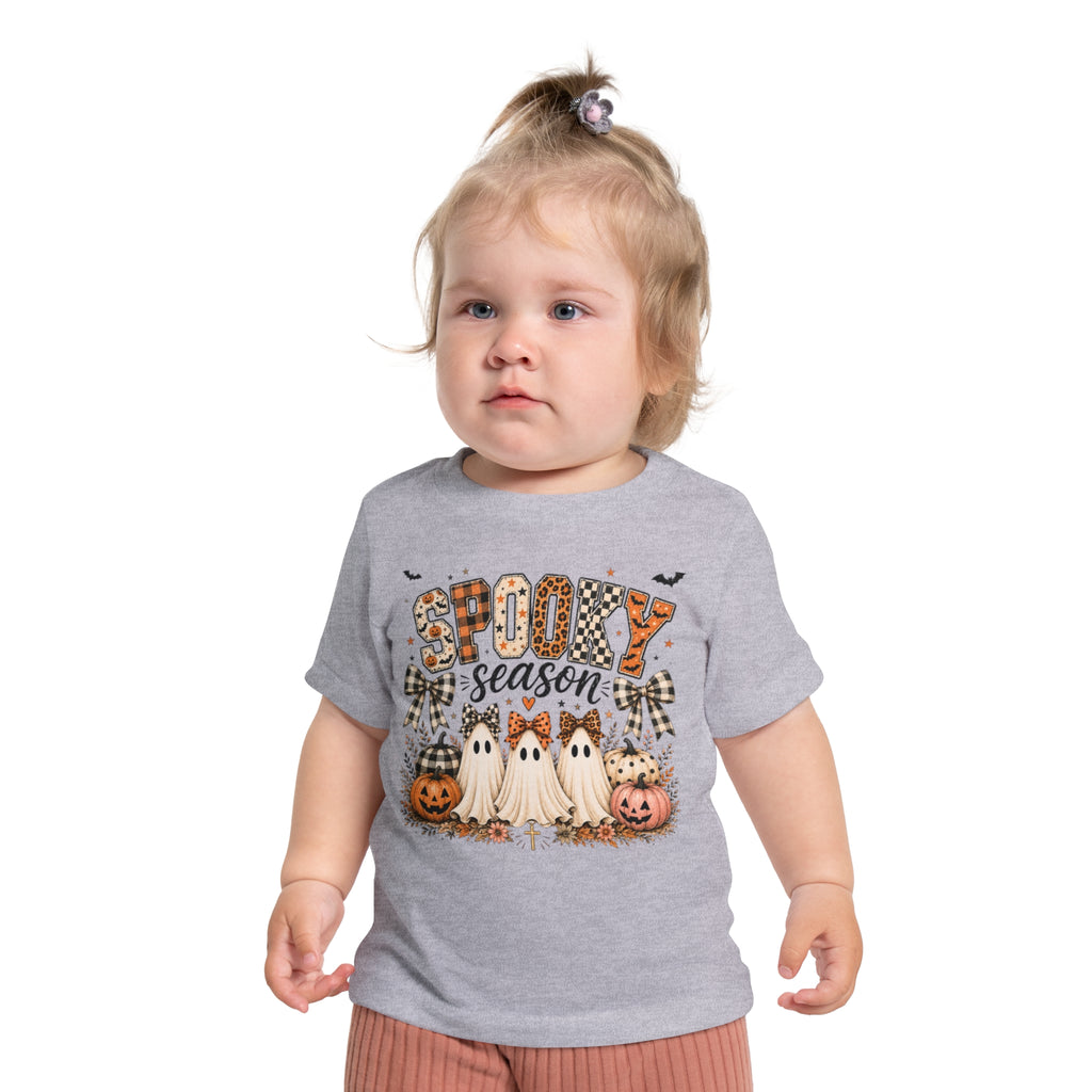 Toddler – “Spooky Season” Cute Ghosts & Pumpkins Halloween Tee