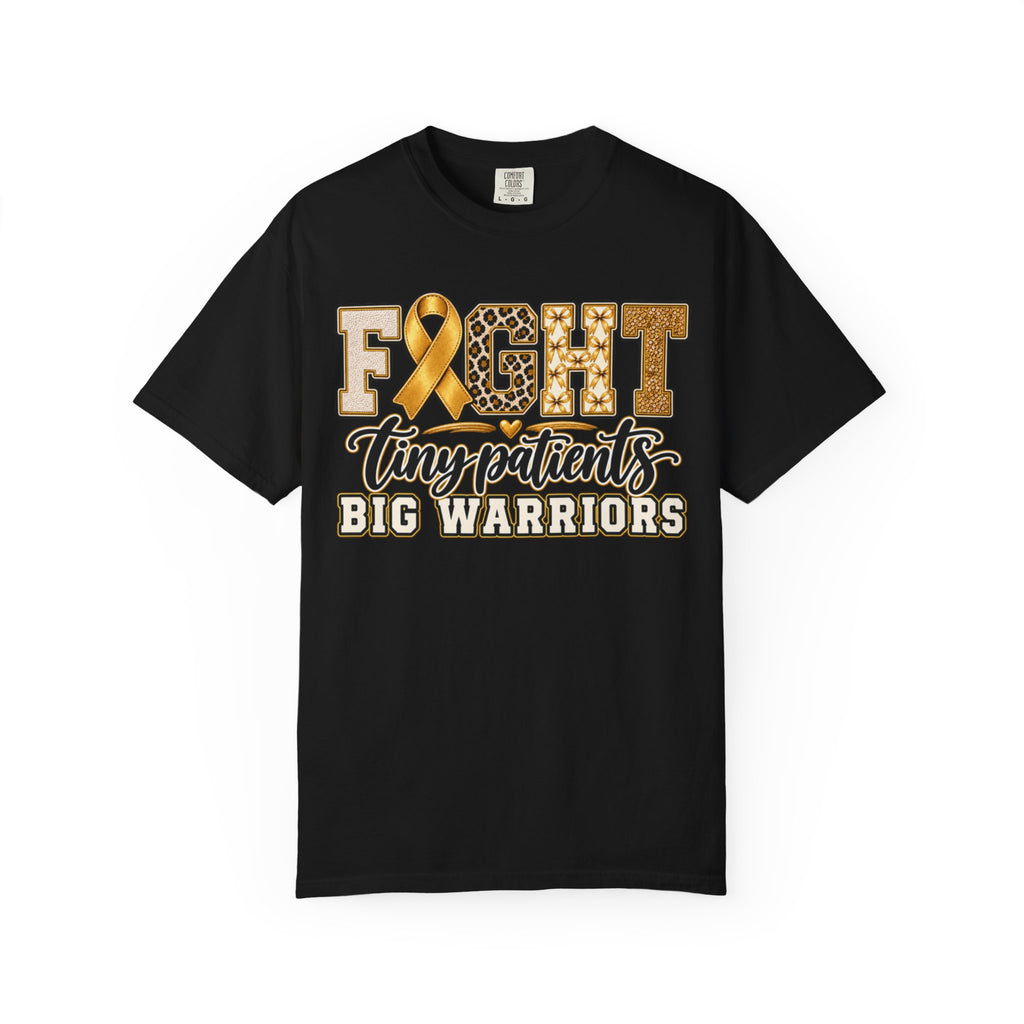 Women Comfort Colors Fight Tiny Patients Big Warriors T-Shirt