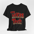 Women Texas Tech Leopard Print Bow T-Shirt