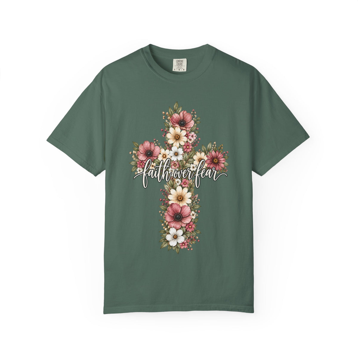 Women Comfort Colors Faith Over Fear T-Shirt