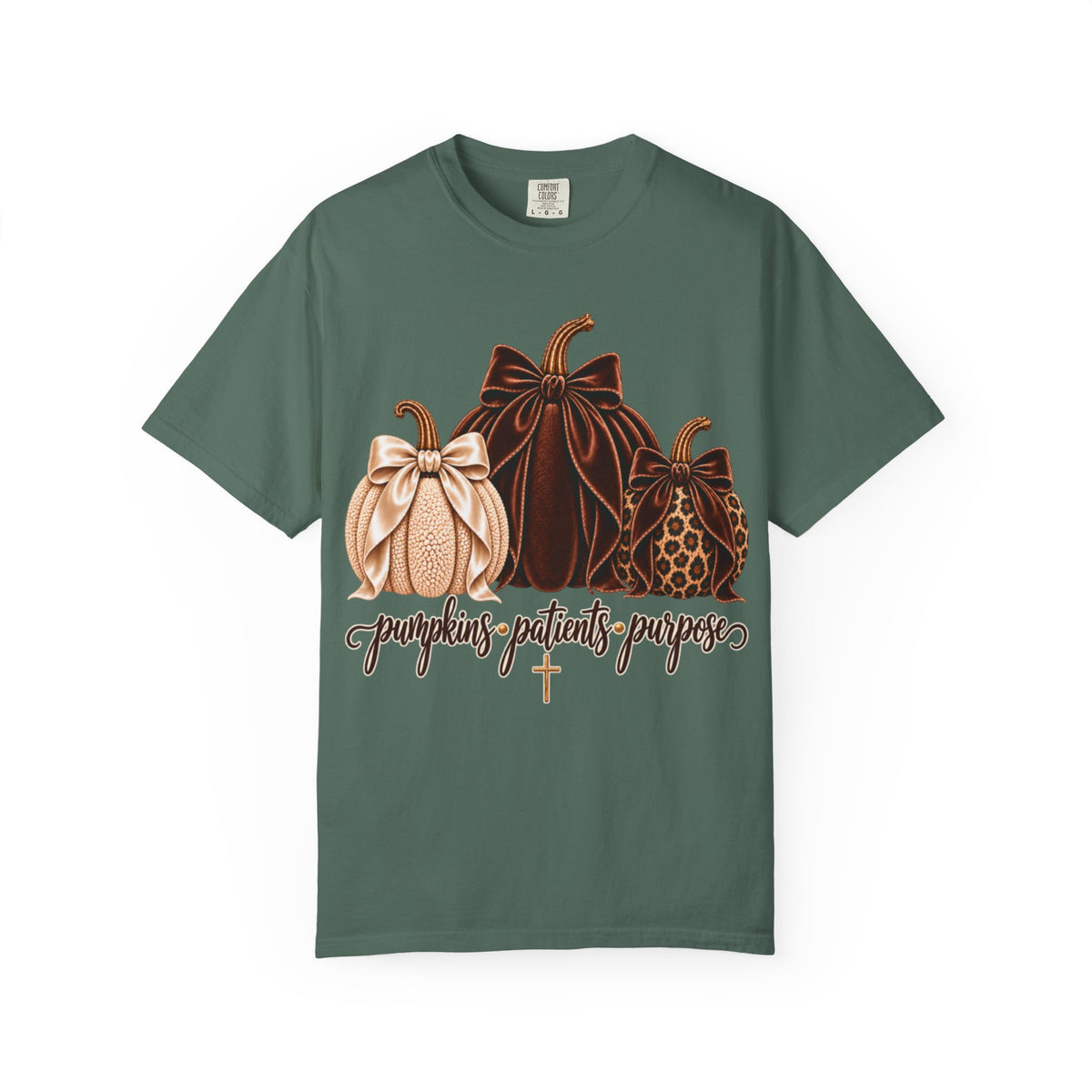 Women Comfort Colors Pumpkins Patients Purpose T-Shirt