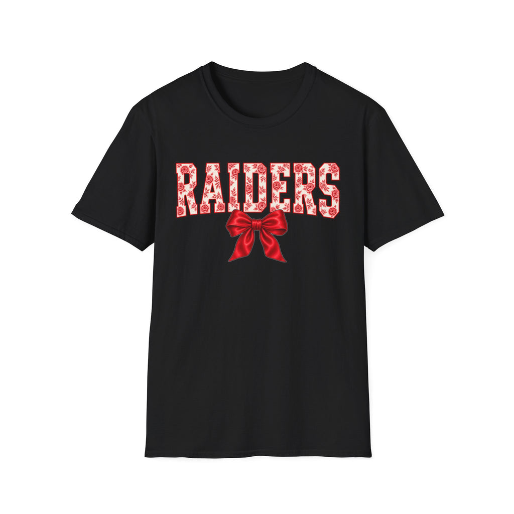 Women Raiders Floral Bow T-Shirt