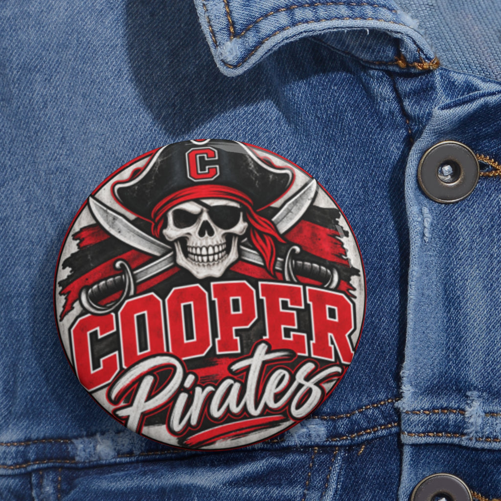 Cooper Pirates Pin Button