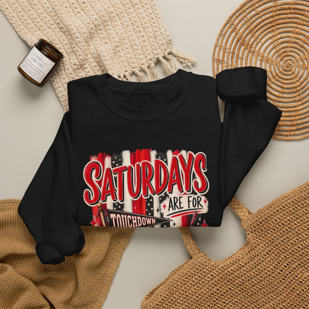 Women "Saturdays Are For Football" Crewneck Sweatshirt