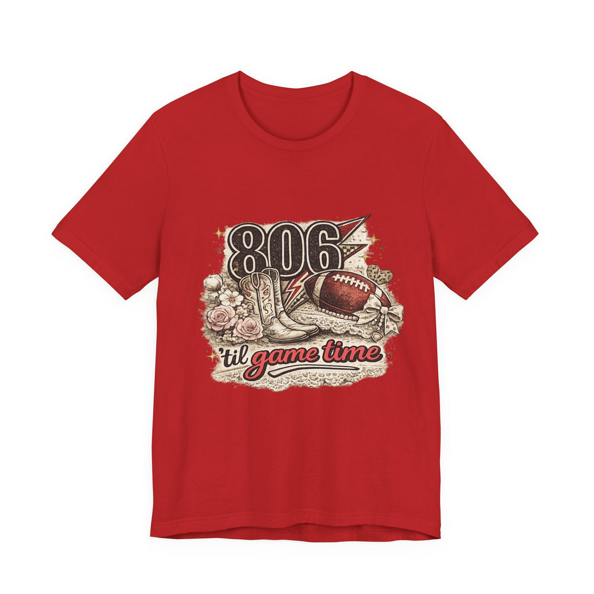 Women 806 'Til Game Time Football T-Shirt