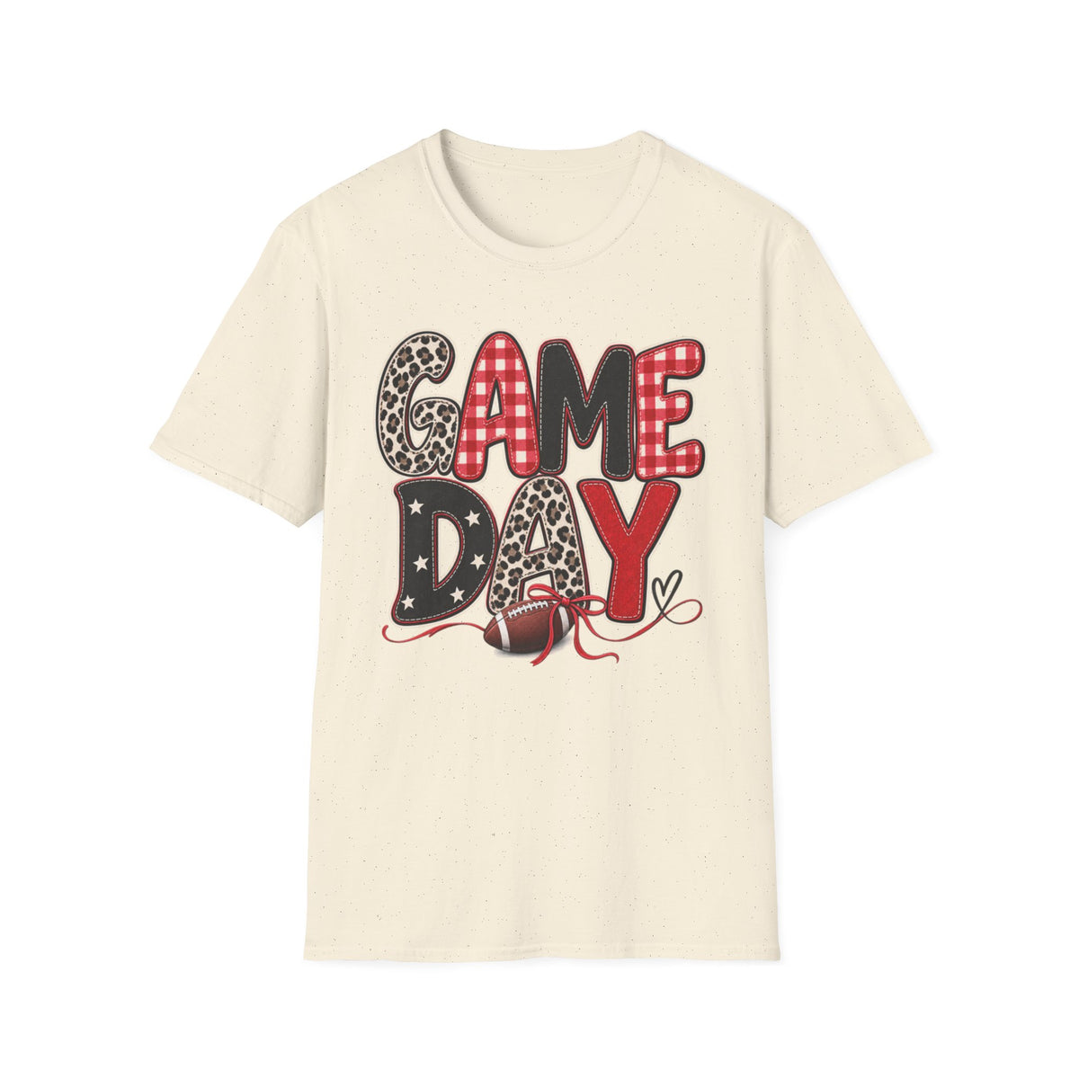 Women Red and Black Game Day T-Shirt