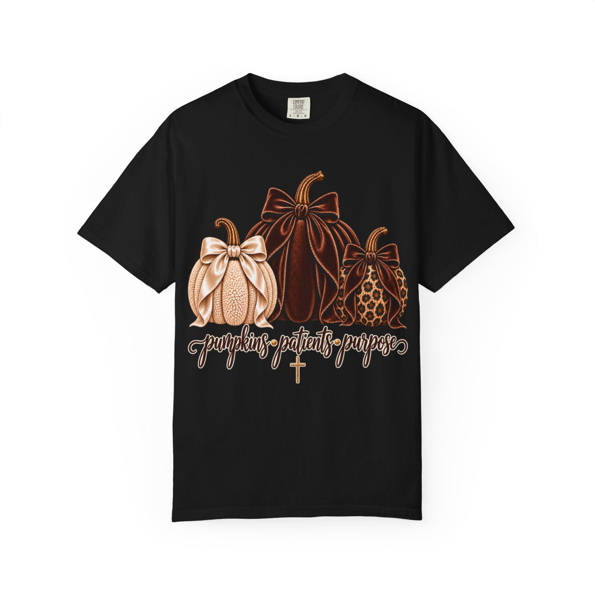 Women Comfort Colors Pumpkins Patients Purpose T-Shirt
