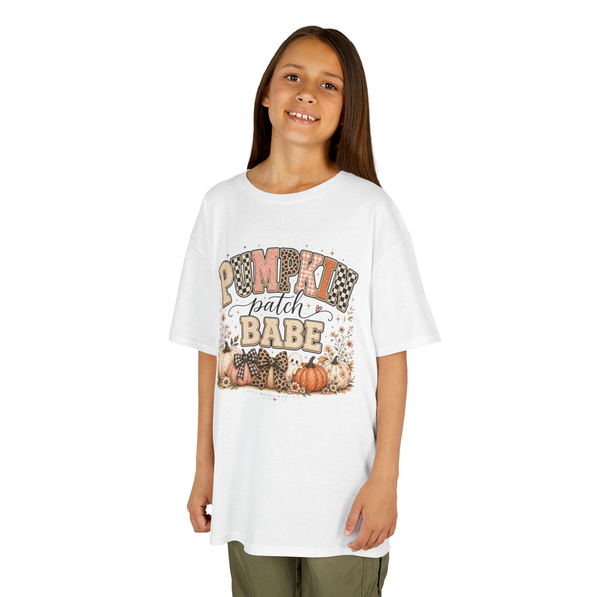 Youth Pumpkin Patch Babe Tee | Kids Fall Shirt