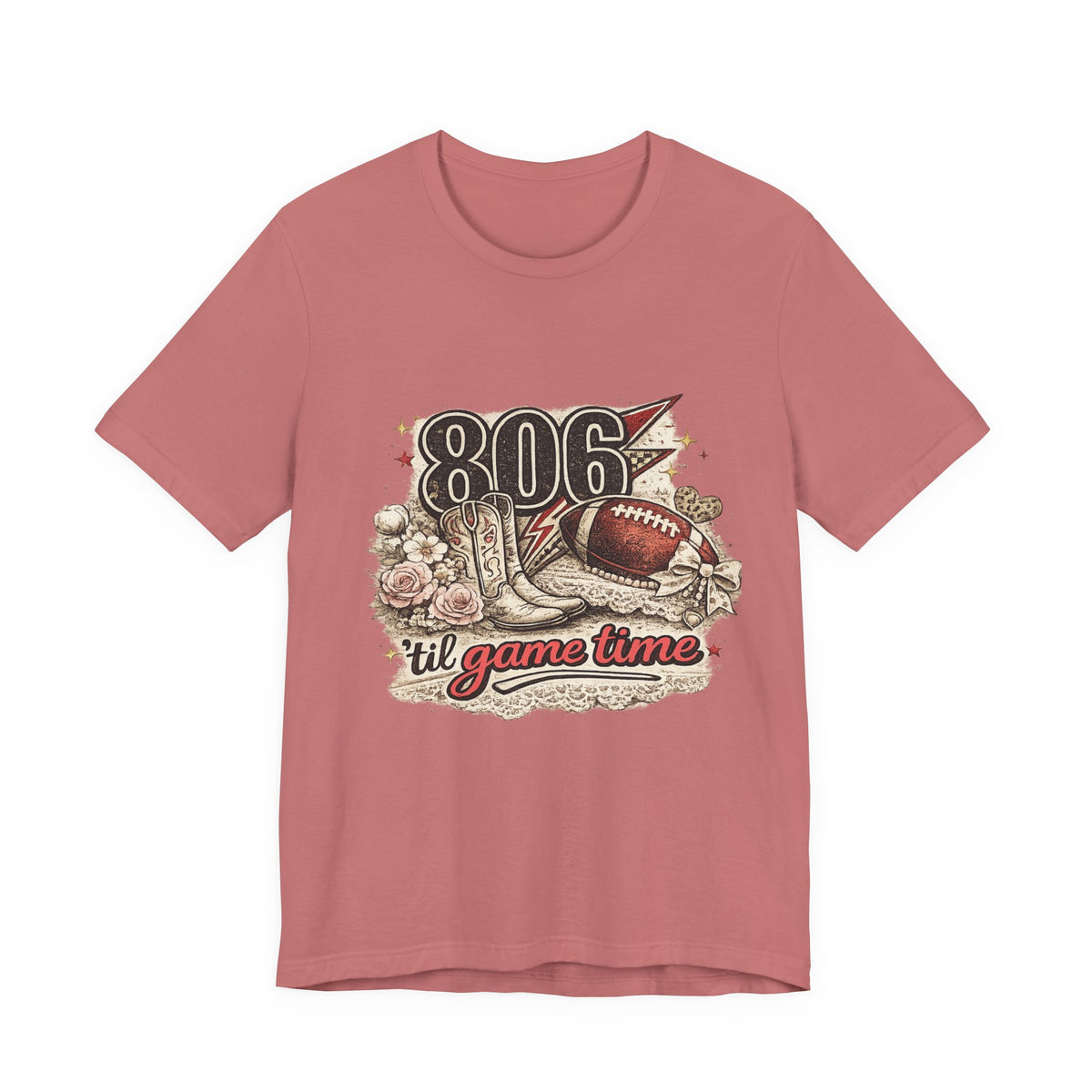 Women 806 'Til Game Time Football T-Shirt