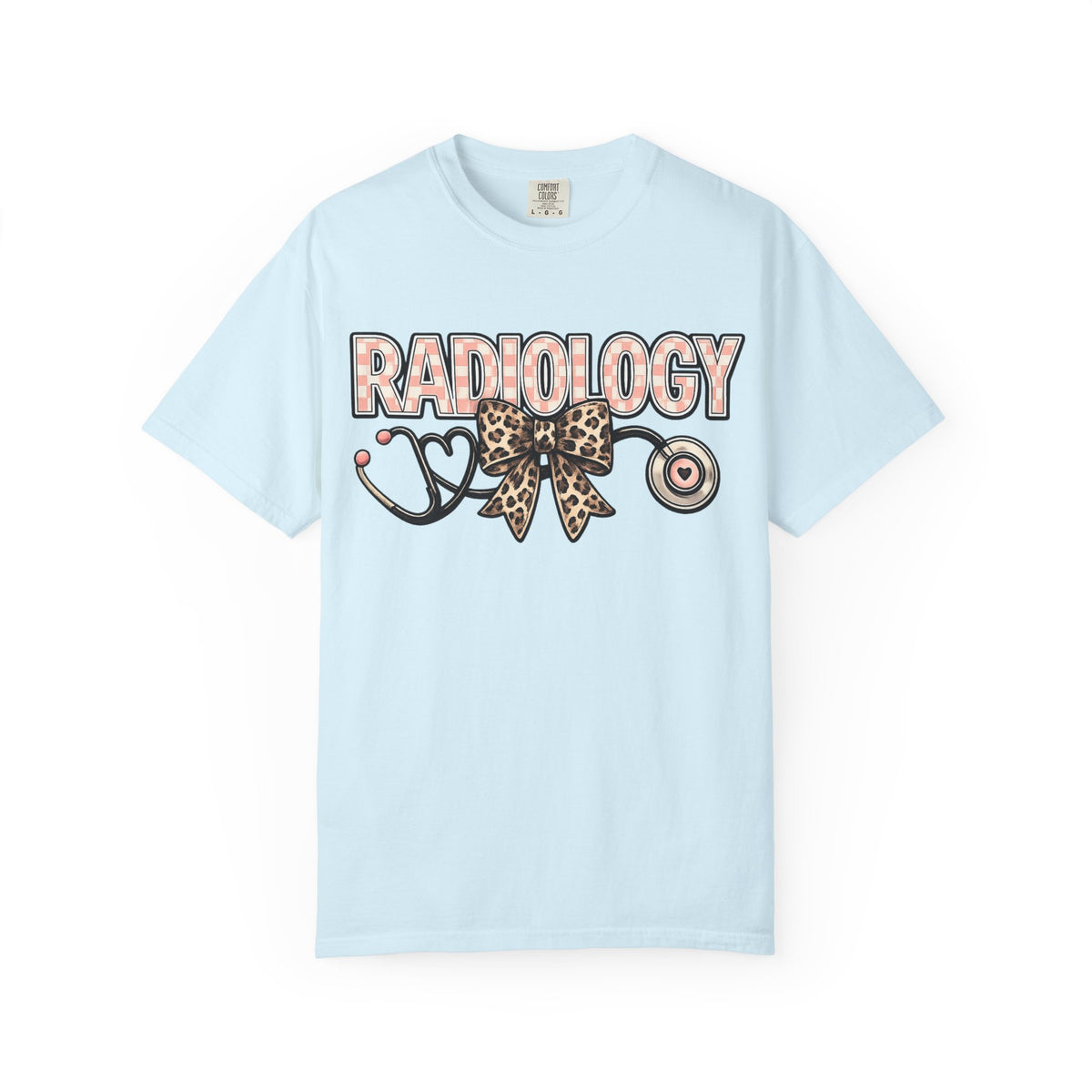 Radiology Leopard Stethoscope T-Shirt