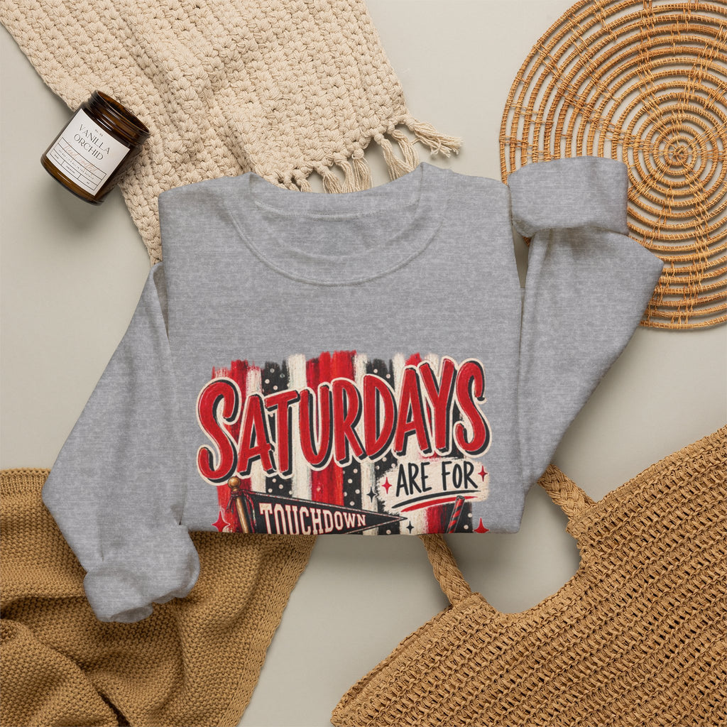 Women "Saturdays Are For Football" Crewneck Sweatshirt