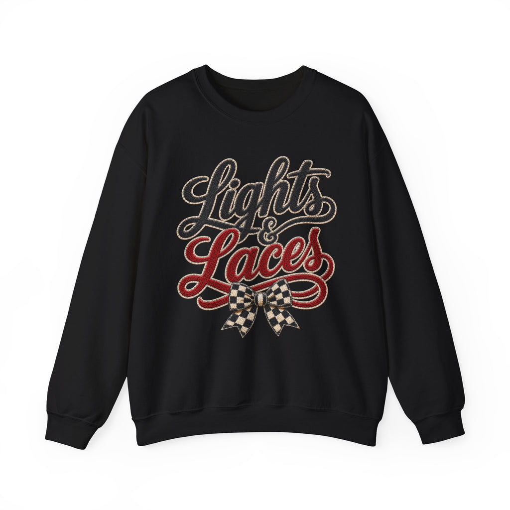 Women "Lights & Laces" Crewneck Sweatshirt