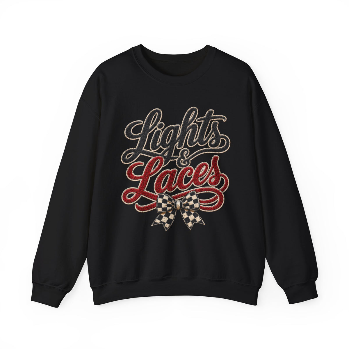 Women "Lights & Laces" Crewneck Sweatshirt