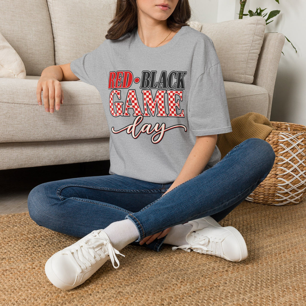 Women "Red • Black GAME day" T-Shirt