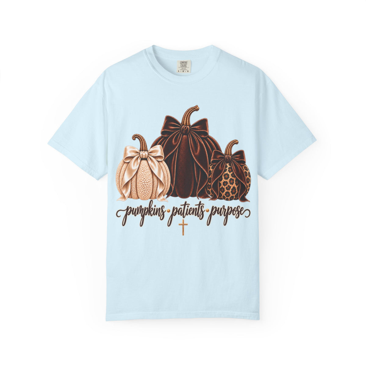Women Comfort Colors Pumpkins Patients Purpose T-Shirt