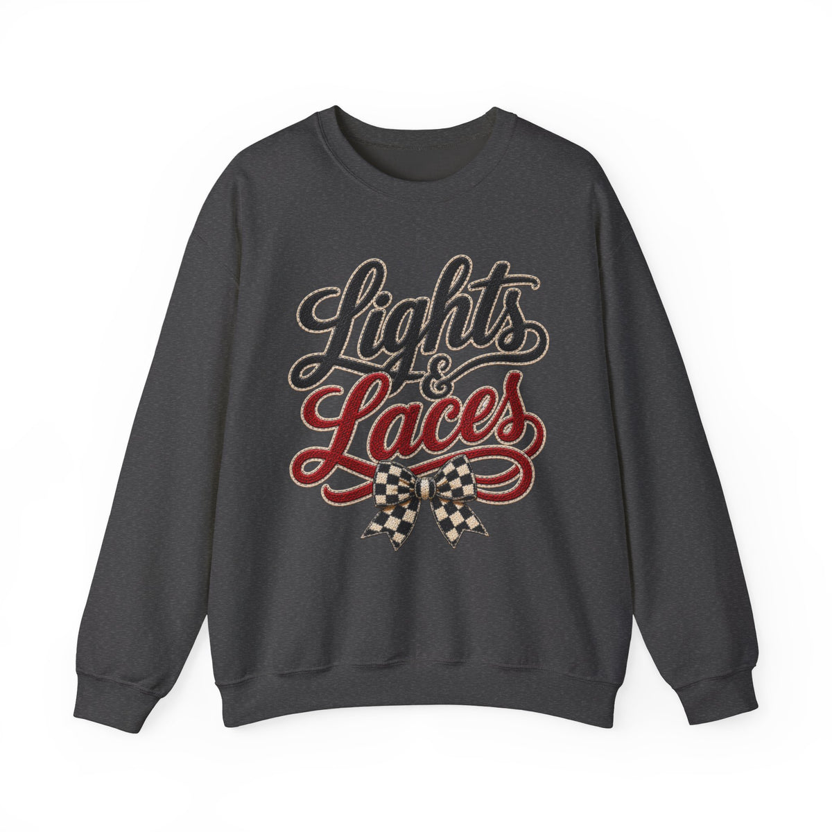 Women "Lights & Laces" Crewneck Sweatshirt