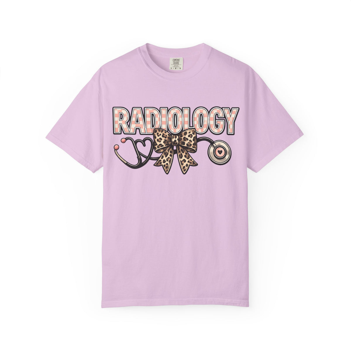 Radiology Leopard Stethoscope T-Shirt